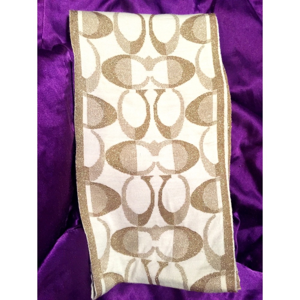 Sparkly Coach Scarf